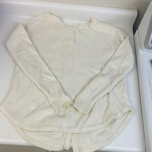 Madewell Off-White Women's Crew Neck Sweater